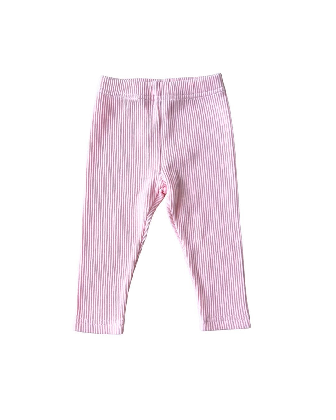 Ribbed Leggings | Pink - Mack & Harvie