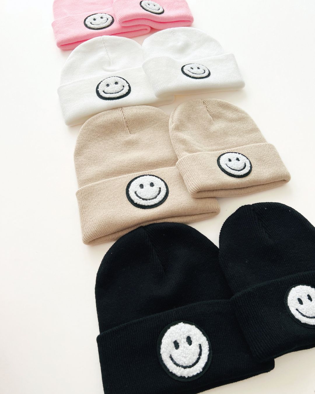 Smiley Beanie | Beige - Mack & Harvie