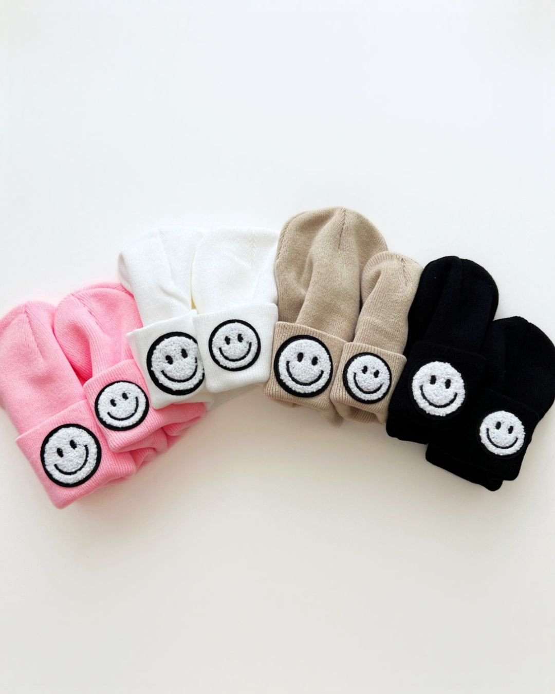 Smiley Beanie | Beige - Mack & Harvie