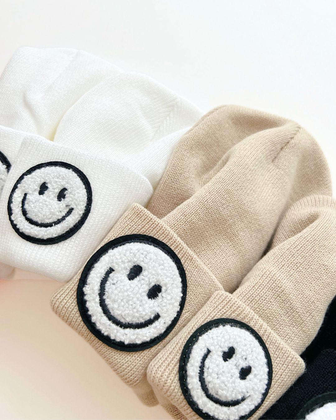 Smiley Beanie | Beige - Mack & Harvie