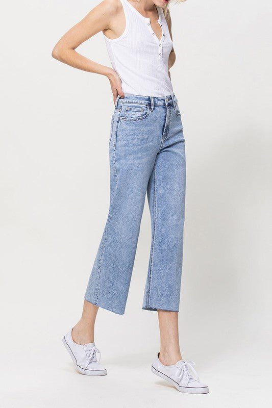 SUPER HIGH RISE CROP WIDE LEG - Mack & Harvie