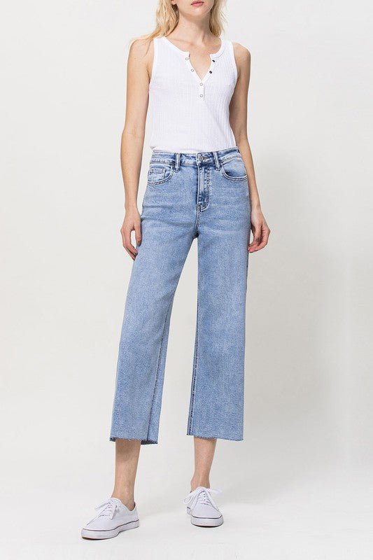 SUPER HIGH RISE CROP WIDE LEG - Mack & Harvie