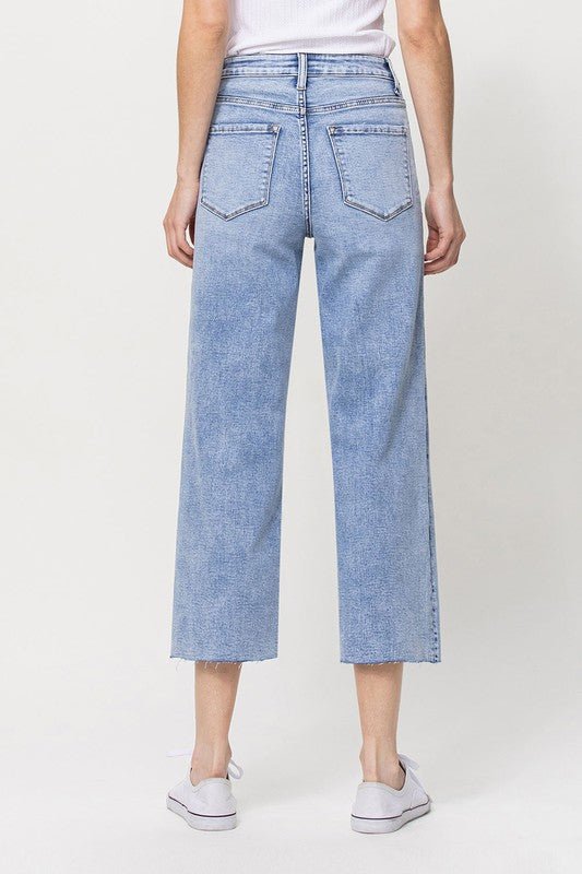 SUPER HIGH RISE CROP WIDE LEG - Mack & Harvie