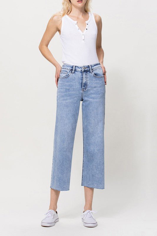 SUPER HIGH RISE CROP WIDE LEG - Mack & Harvie