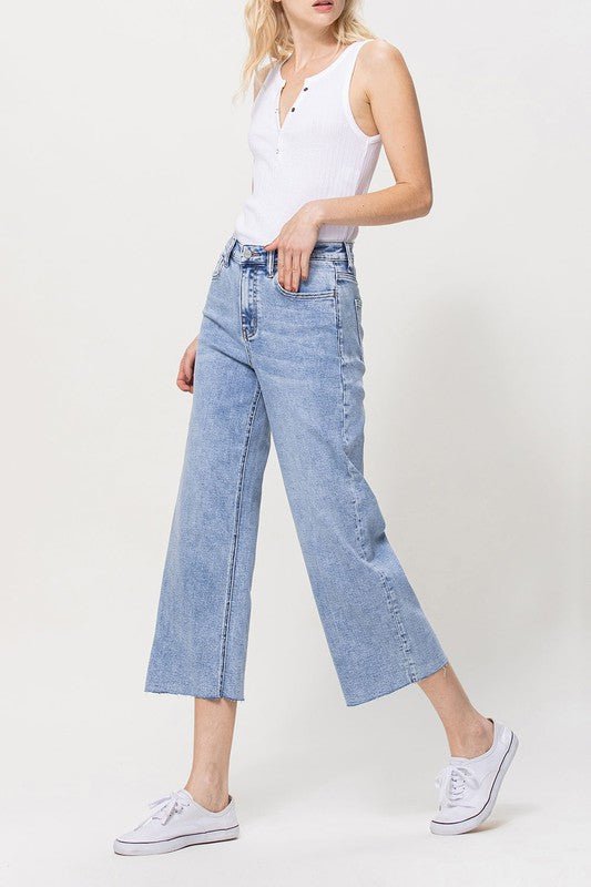 SUPER HIGH RISE CROP WIDE LEG - Mack & Harvie