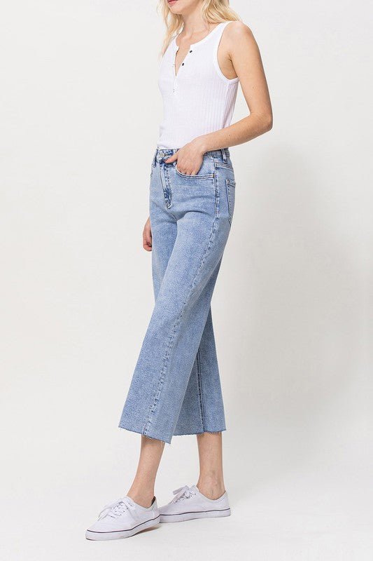 SUPER HIGH RISE CROP WIDE LEG - Mack & Harvie