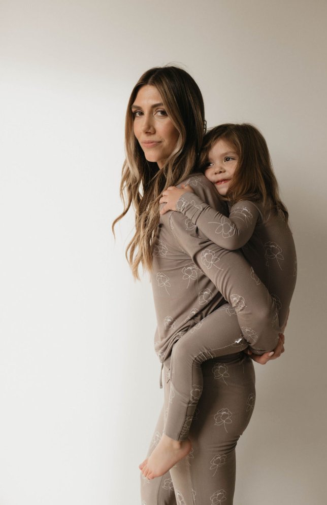 Sweet Dreams Floral | Bamboo Zip Pajamas - Mack & Harvie